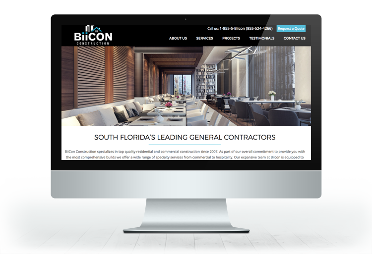 BiiCon-South-Florida-General-Contractors-Website-Design
